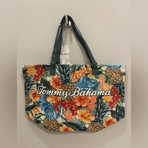 Tommy Bahama Pineapple Blooms Tote Tropical Island Beach Bag 2025 NWT